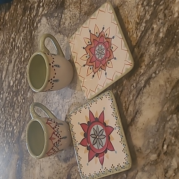 Catalina Vida by Eva Mendes for Espana Cappuccino Cup & Saucer set- no chips - Picture 2 of 3